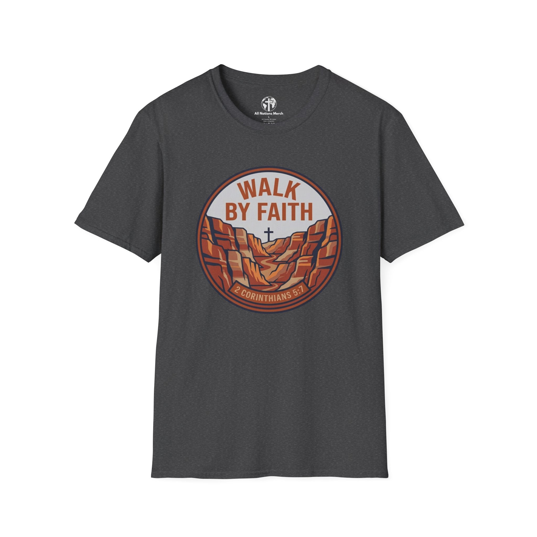 Walk by Faith Badge T-Shirt