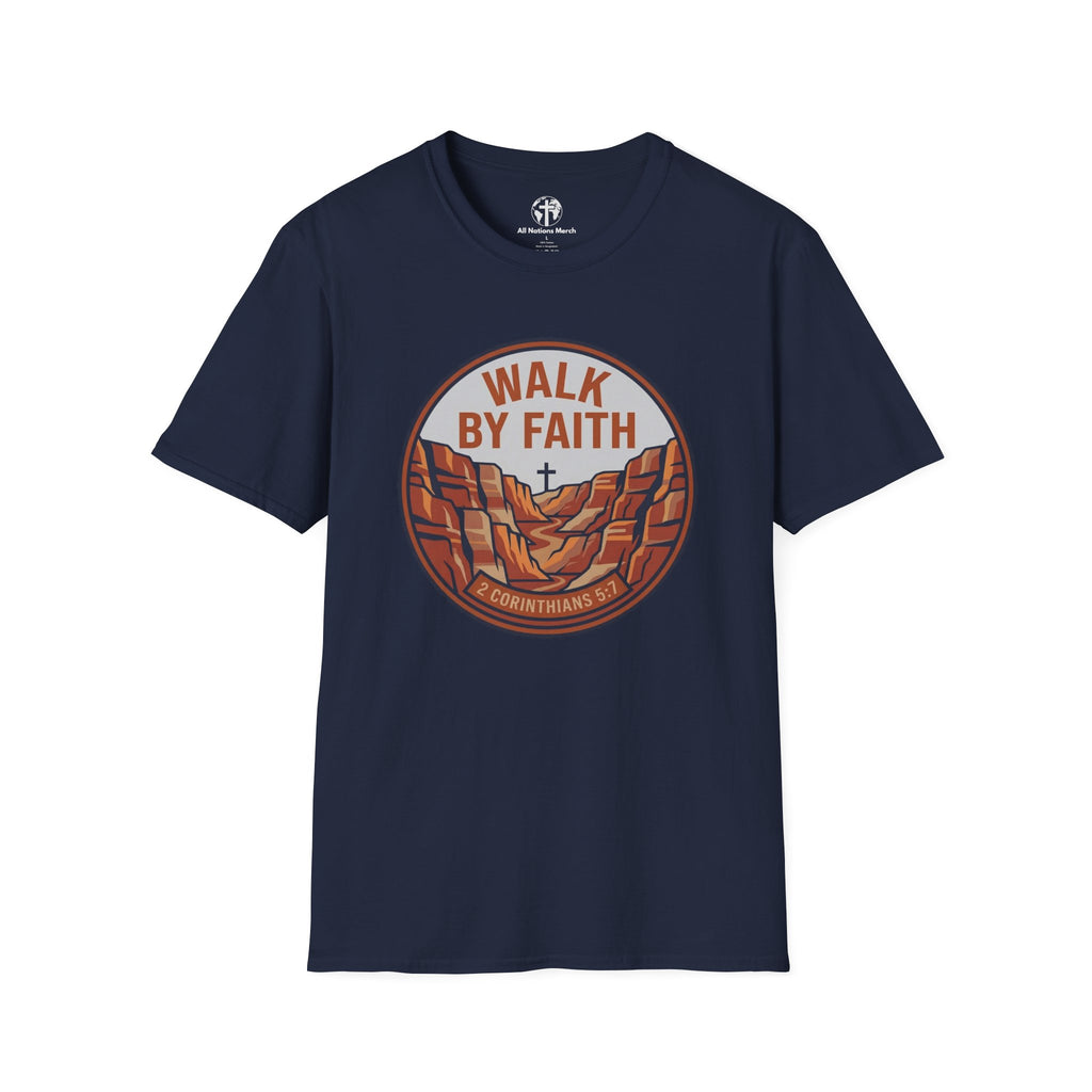 Walk by Faith Badge T-Shirt
