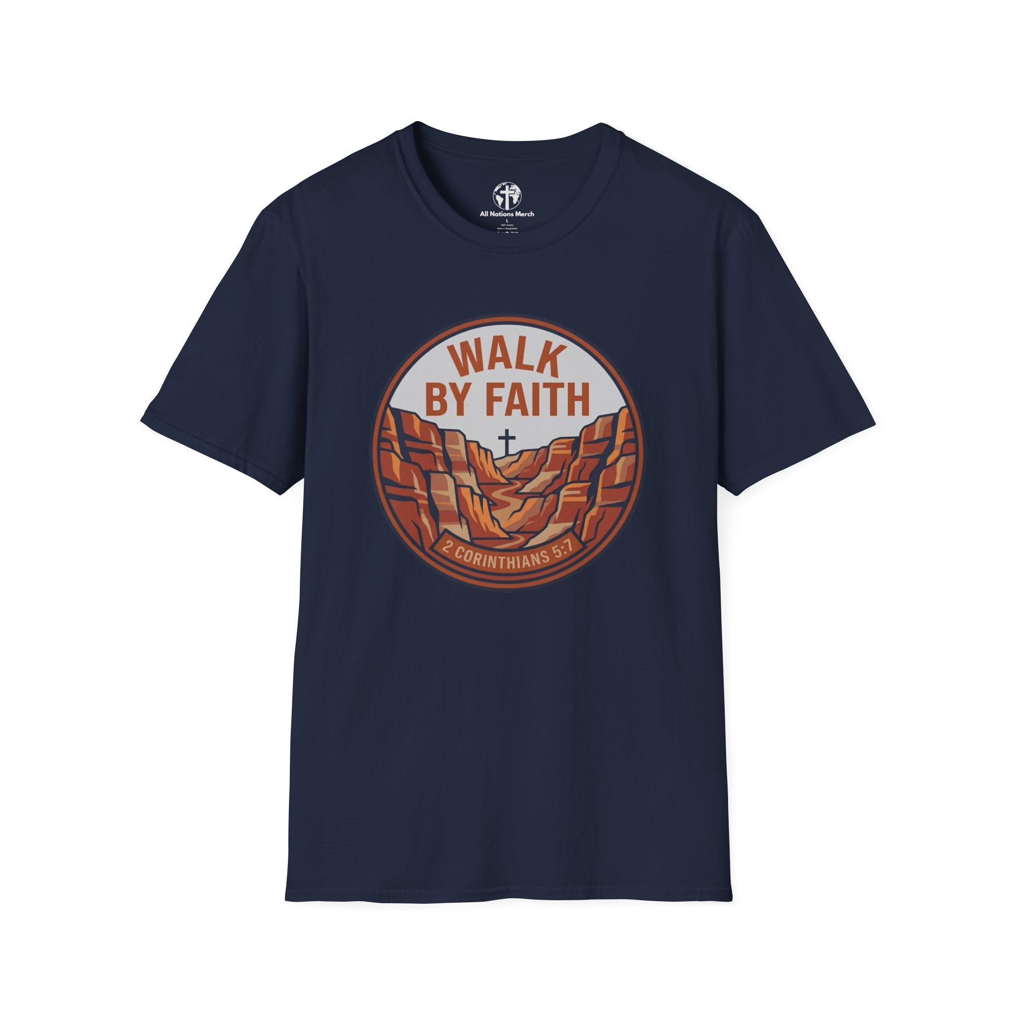 Walk by Faith Badge T-Shirt