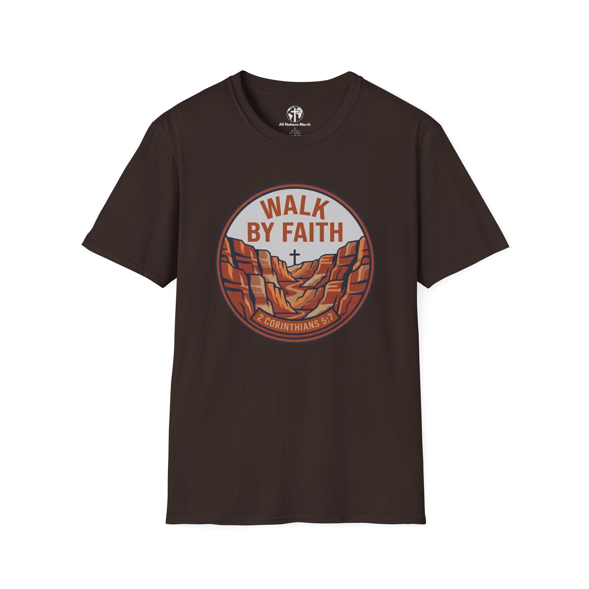 Walk by Faith Badge T-Shirt