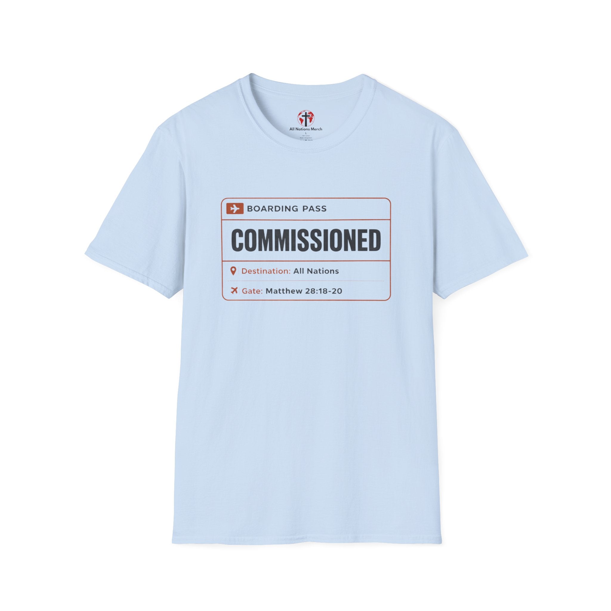 Commissioned Boarding Pass T-Shirt