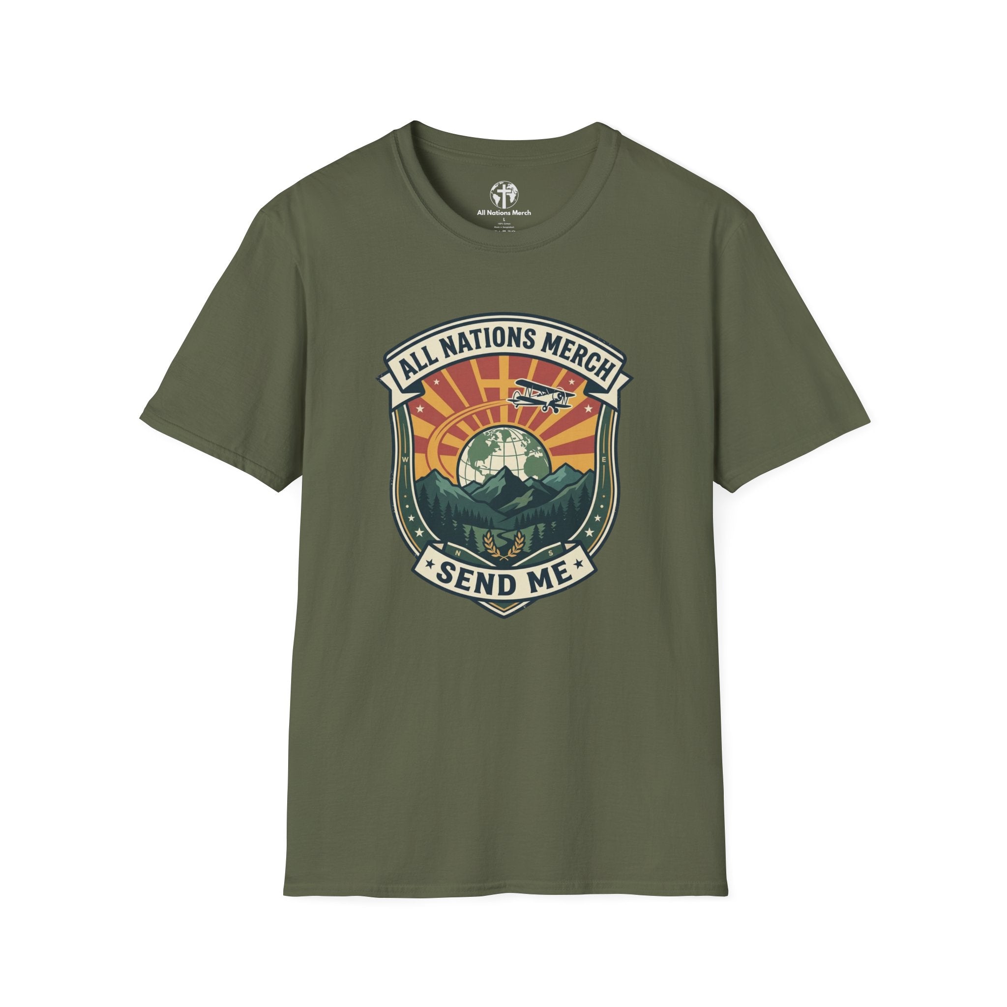 All Nations Merch Badge Flying T-Shirt