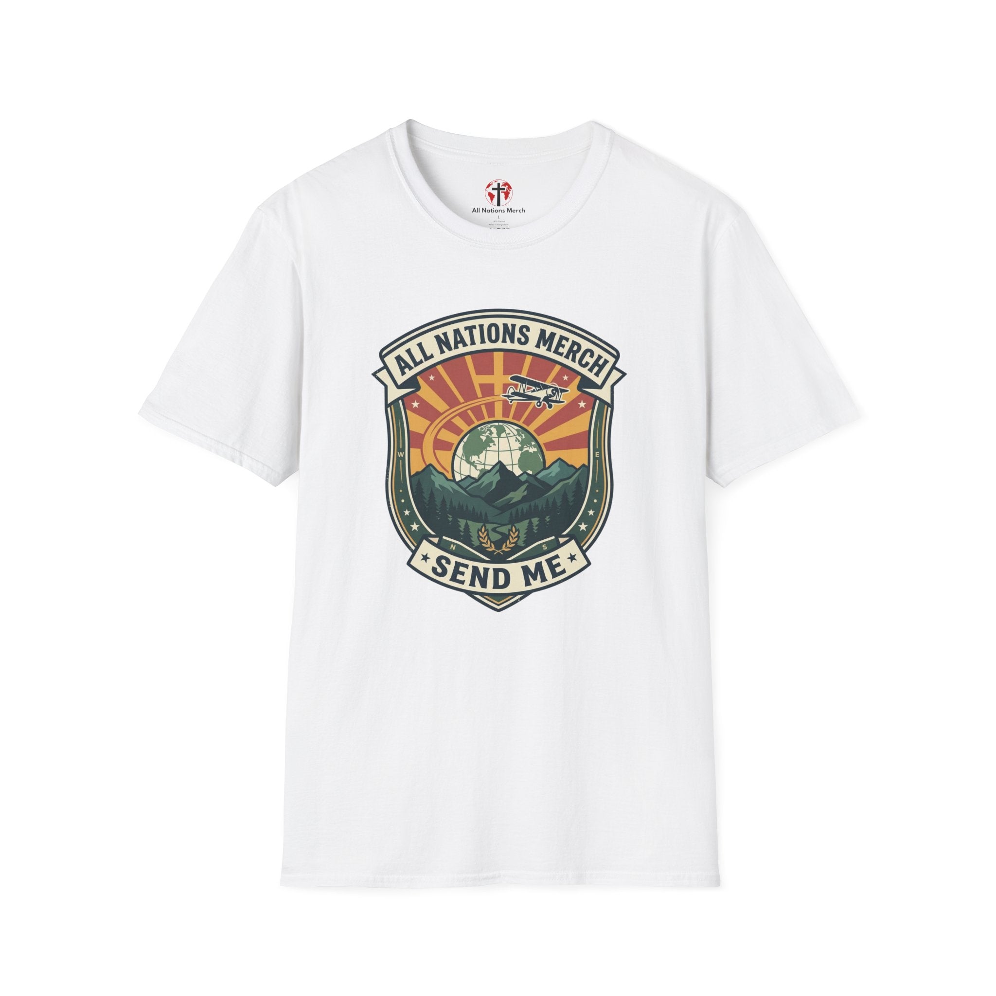 All Nations Merch Badge Flying T-Shirt