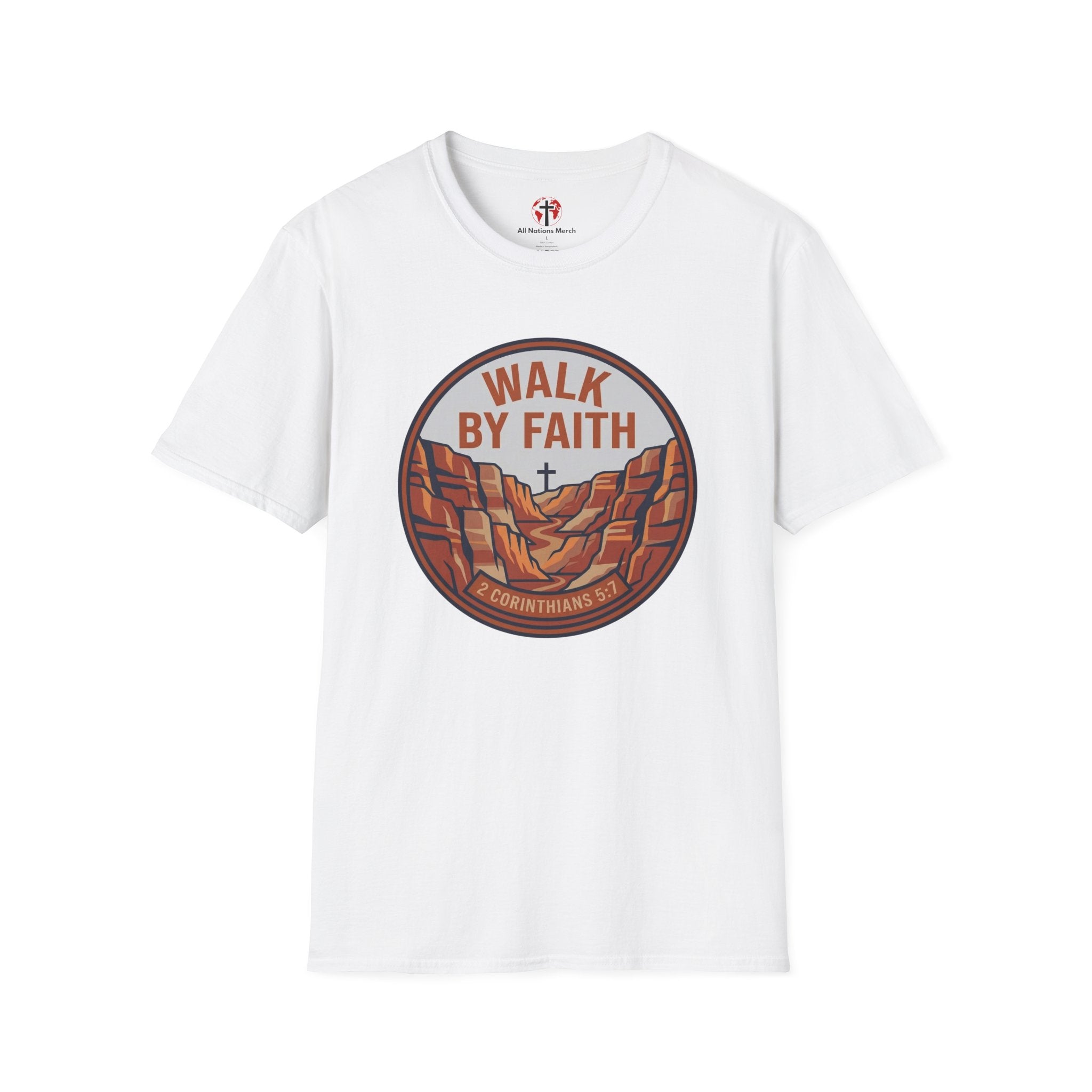 Walk by Faith Badge T-Shirt