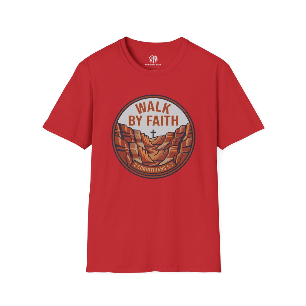 Walk by Faith Badge T-Shirt