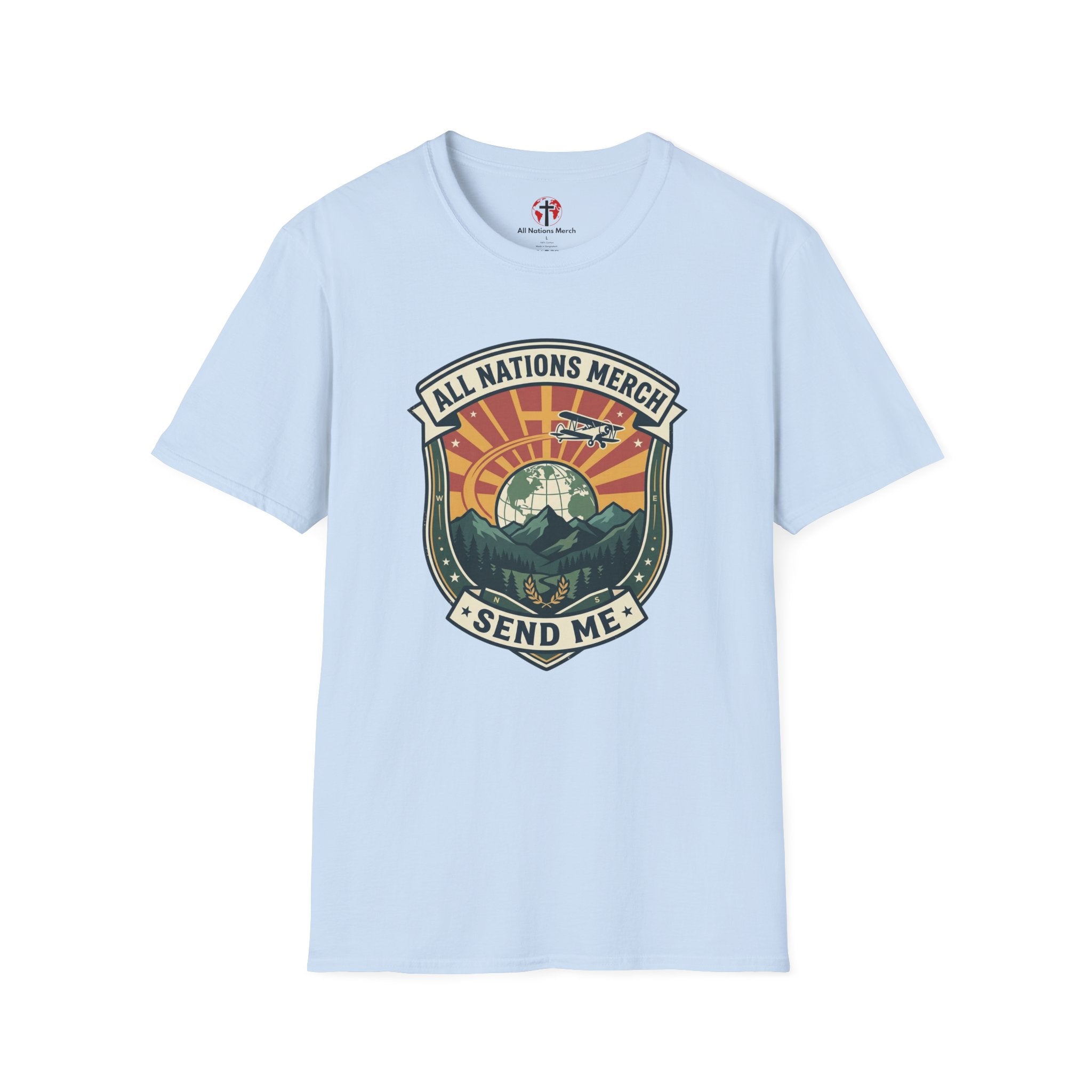 All Nations Merch Badge Flying T-Shirt