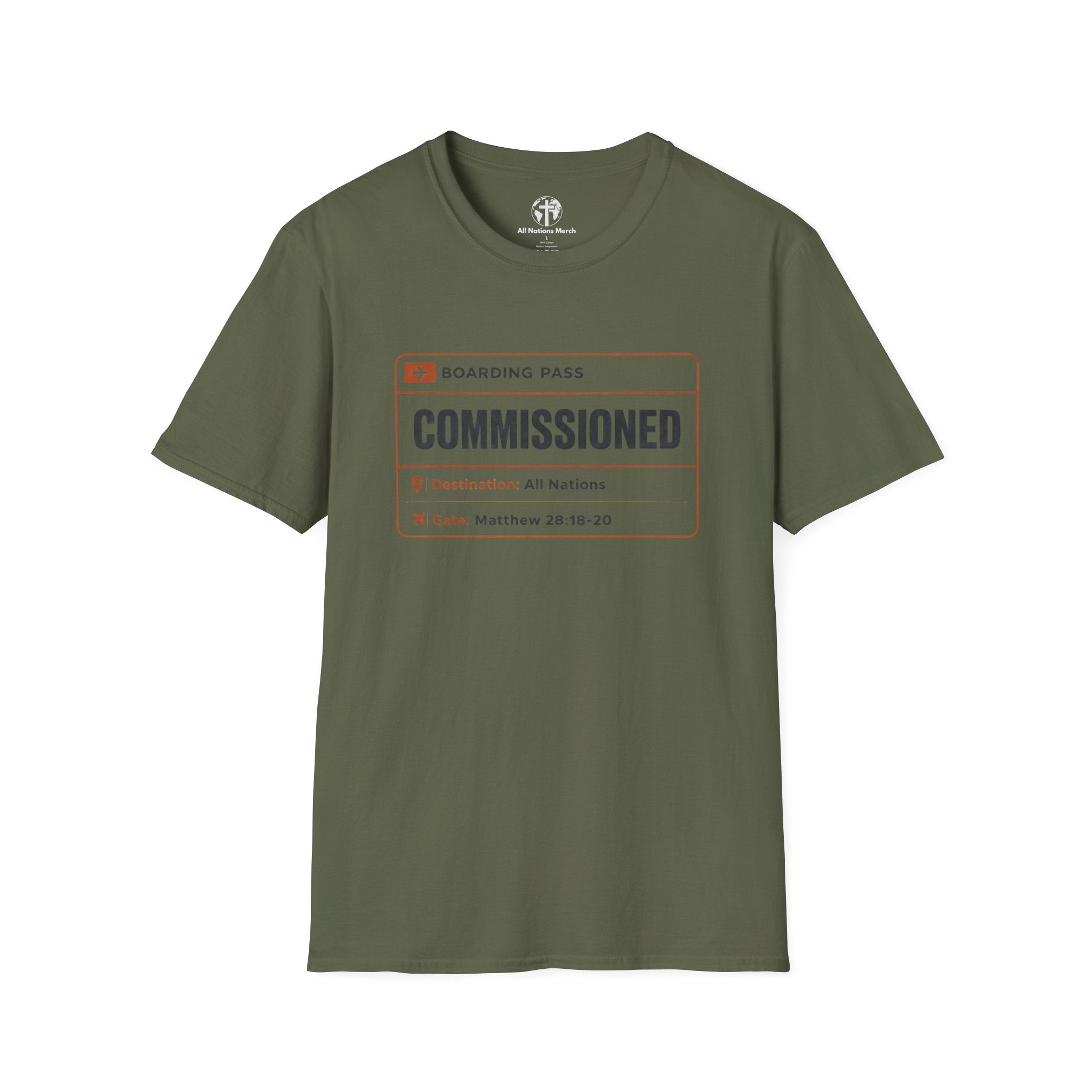 Commissioned Boarding Pass T-Shirt