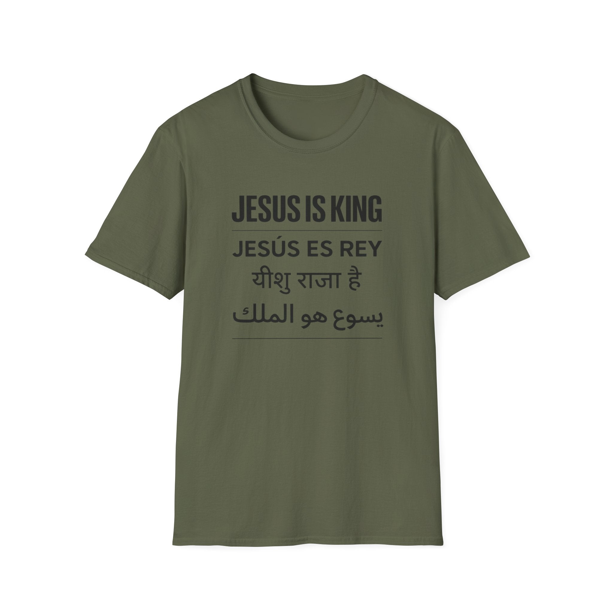 Jesus is King Languages T-Shirt