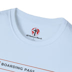 Commissioned Boarding Pass T-Shirt