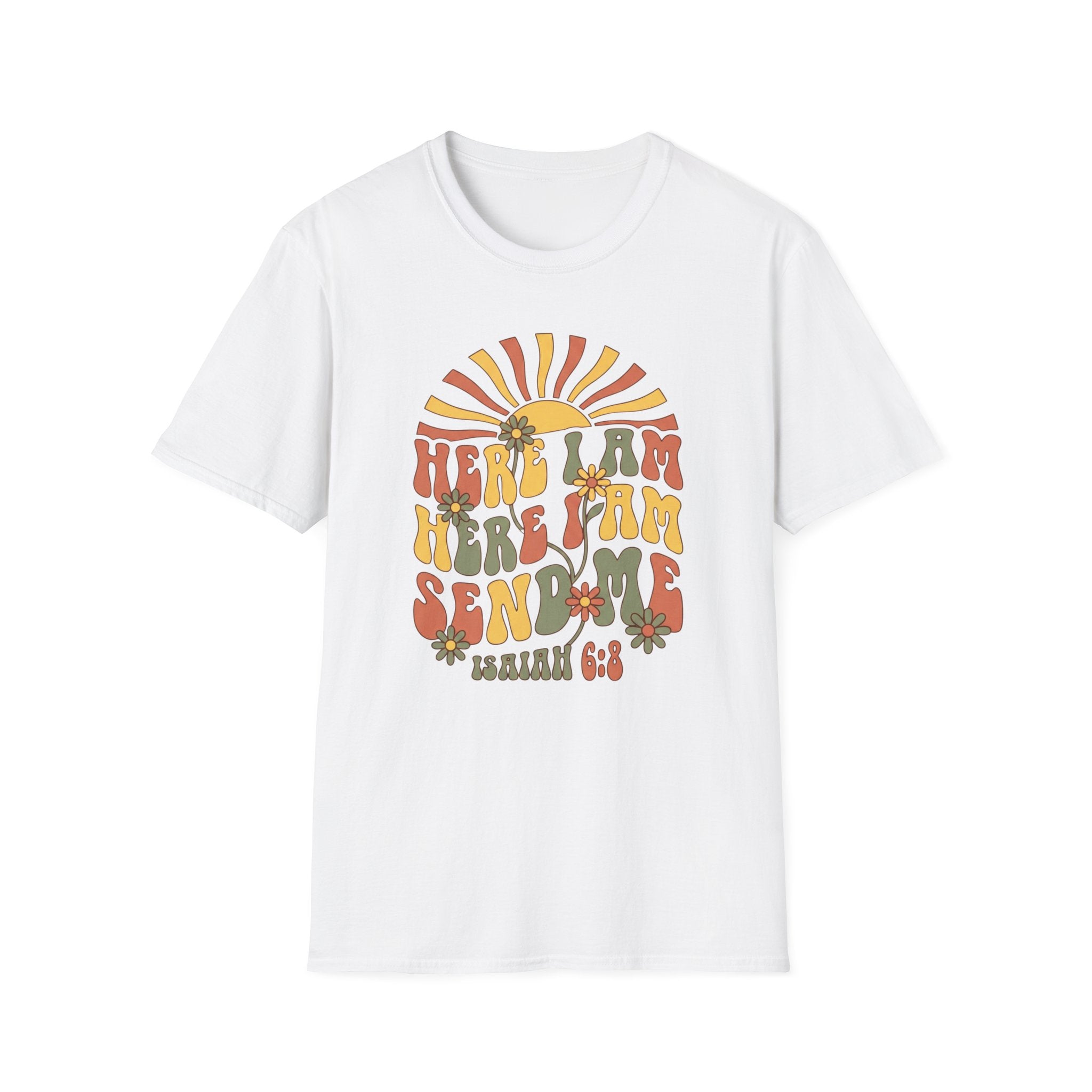 Here I am Send Me Retro T-Shirt