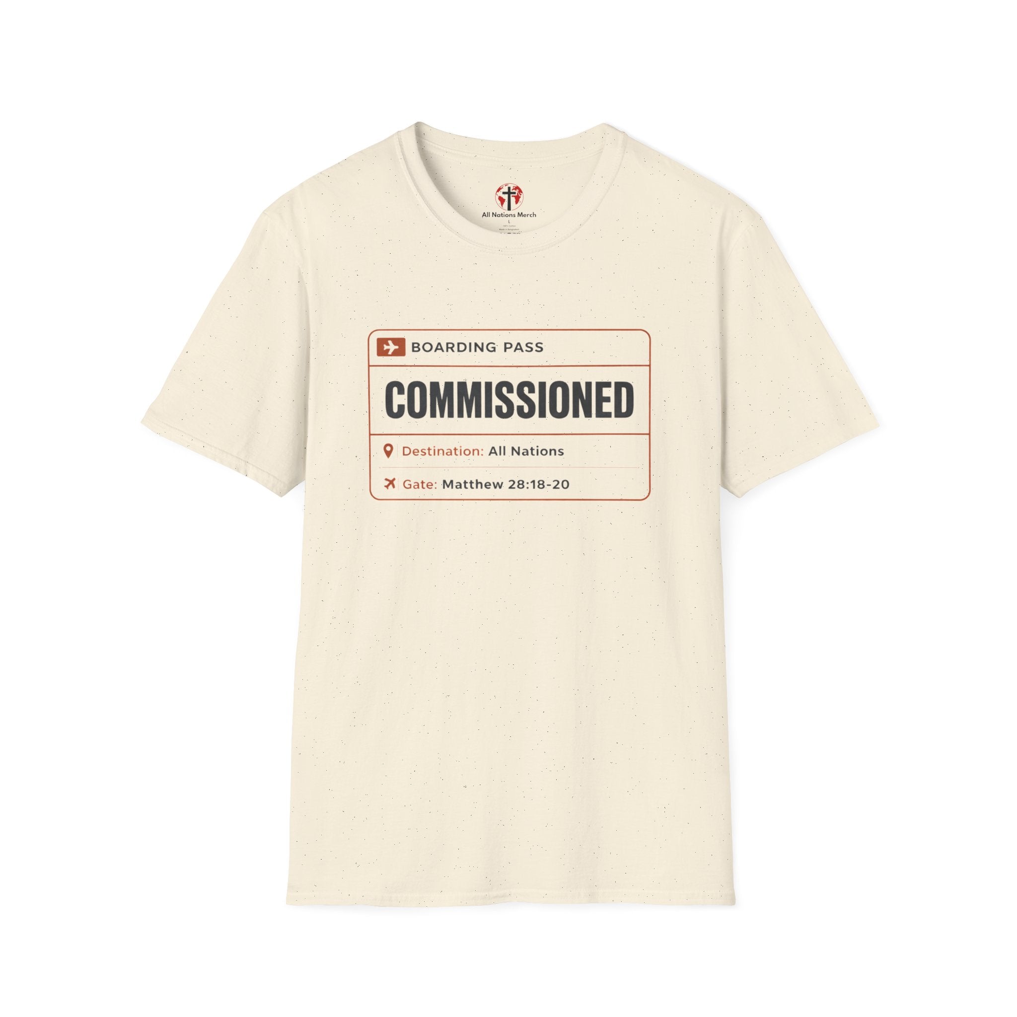 Commissioned Boarding Pass T-Shirt