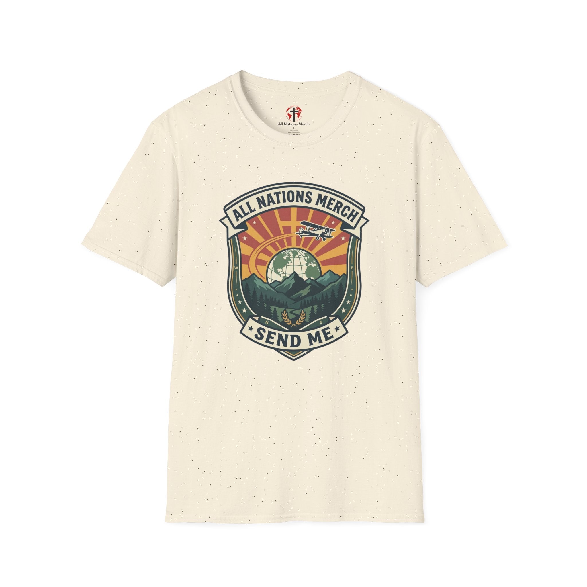 All Nations Merch Badge Flying T-Shirt
