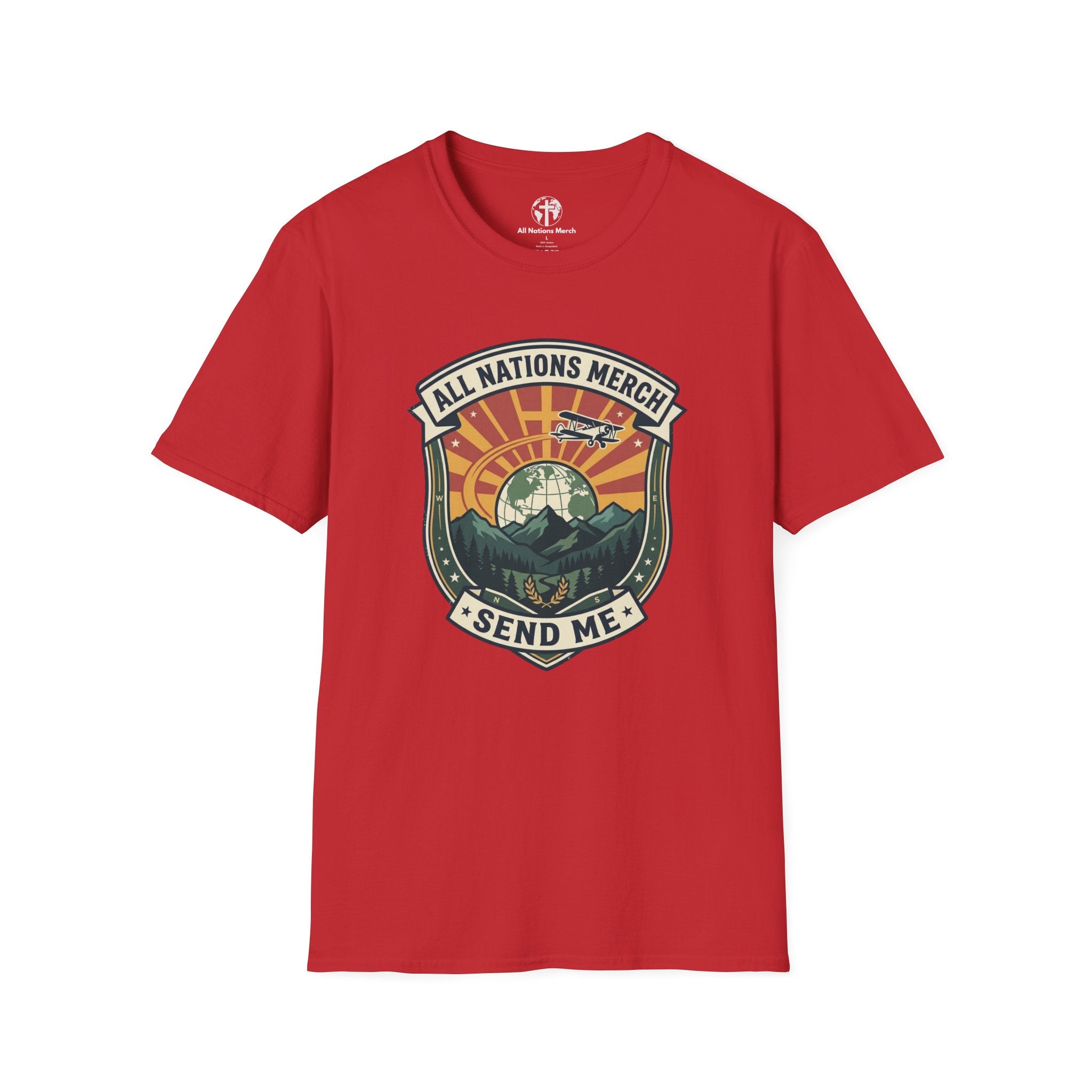All Nations Merch Badge Flying T-Shirt