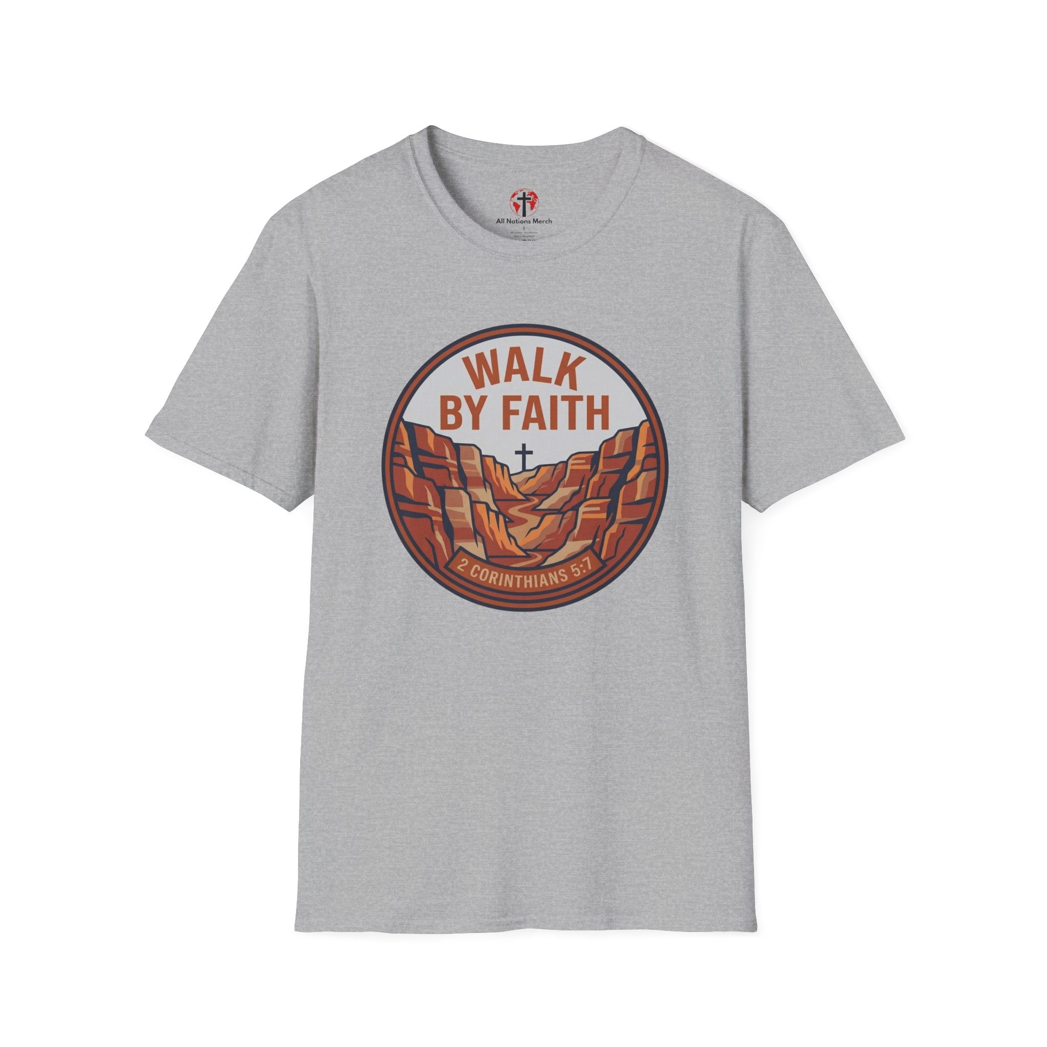 Walk by Faith Badge T-Shirt