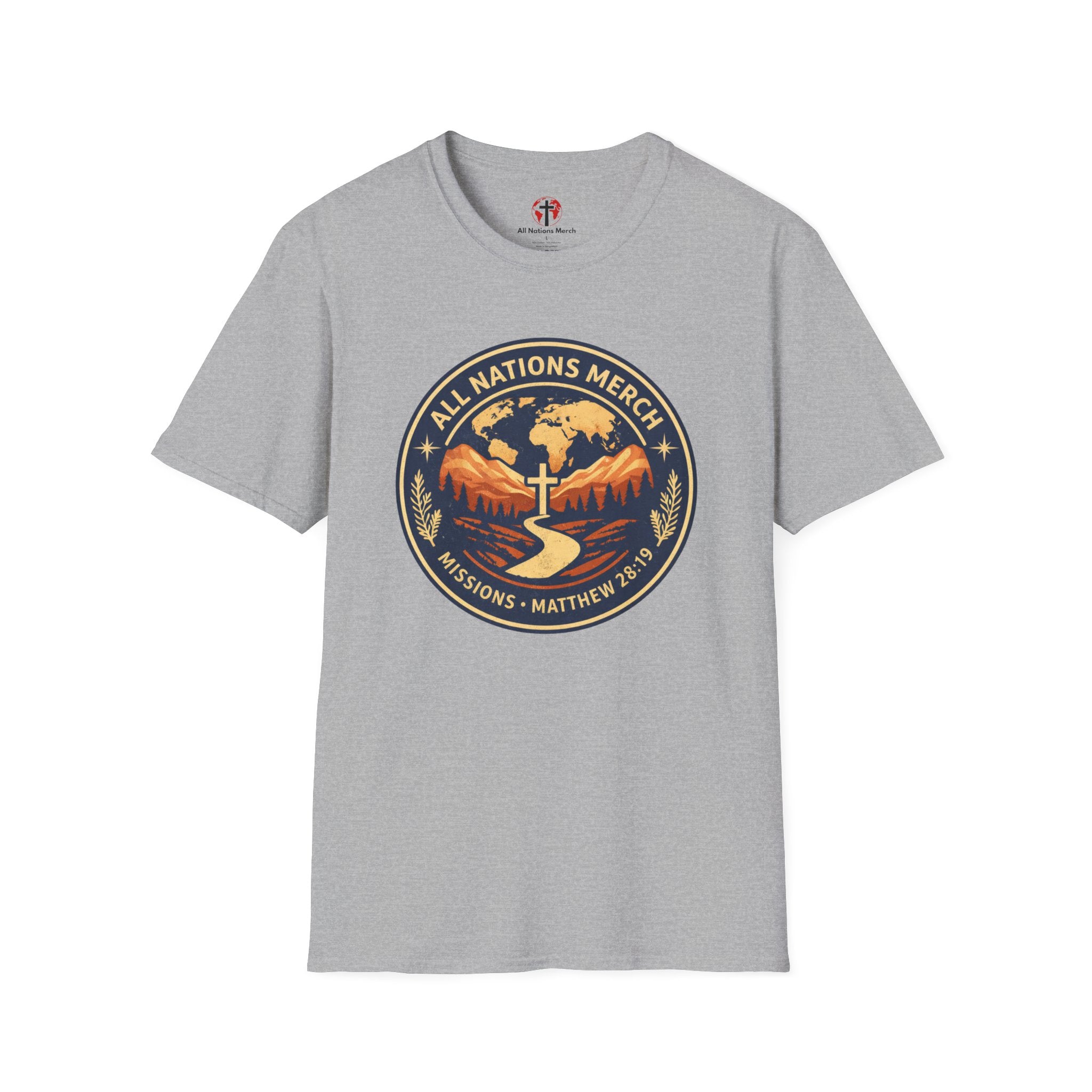 All Nations Merch Badge World T-Shirt