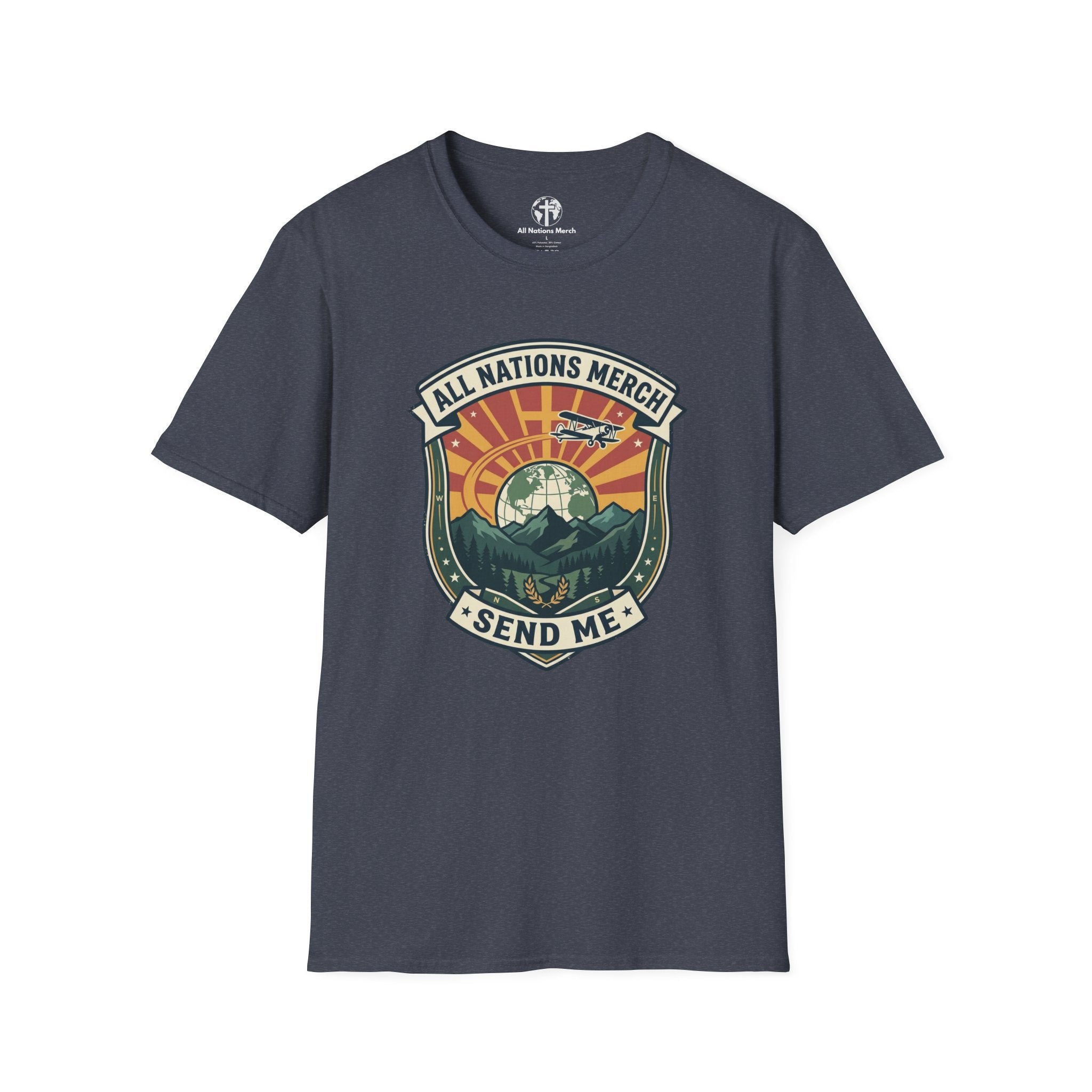 All Nations Merch Badge Flying T-Shirt