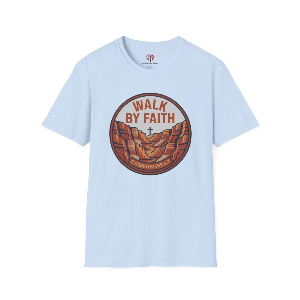 Walk by Faith Badge T-Shirt