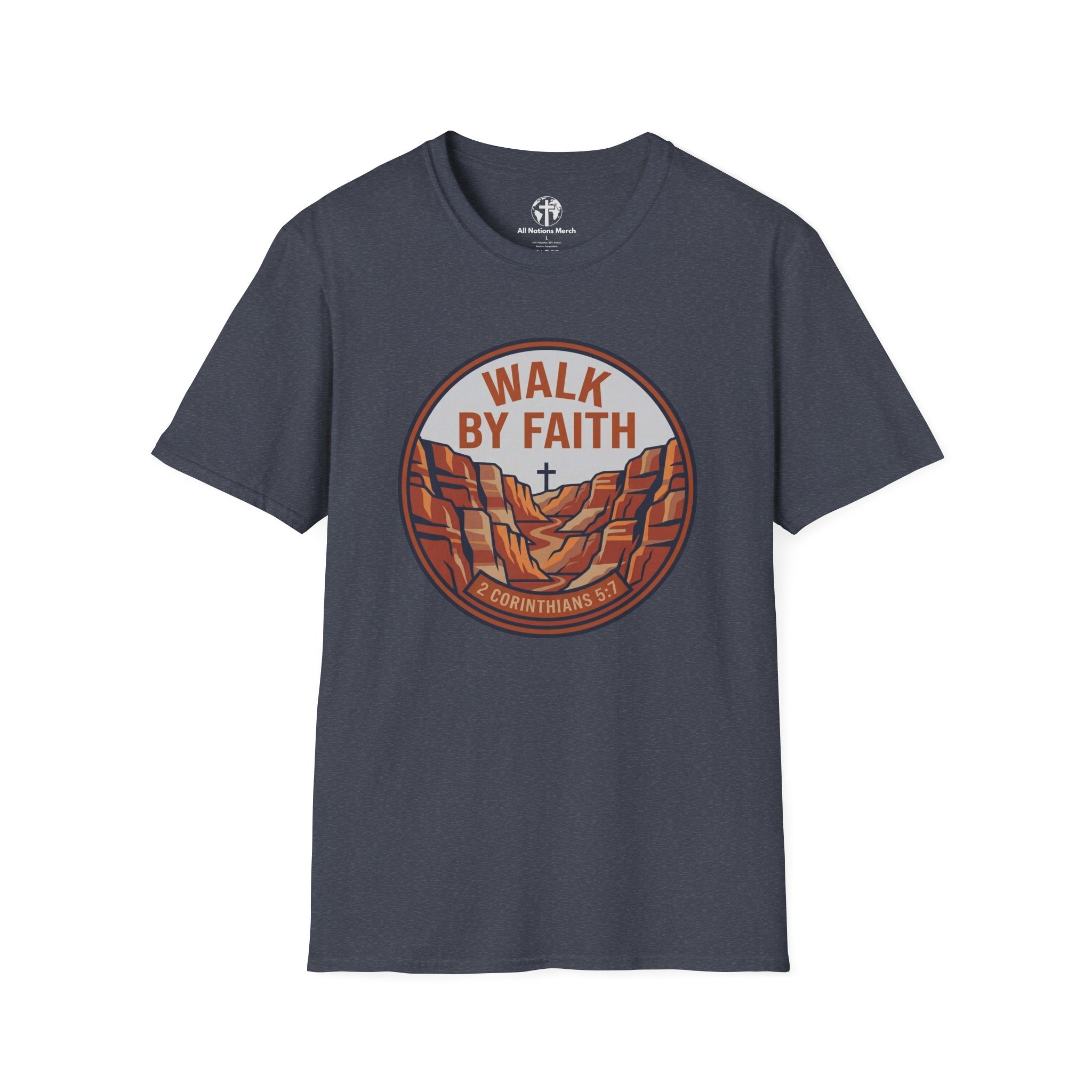 Walk by Faith Badge T-Shirt