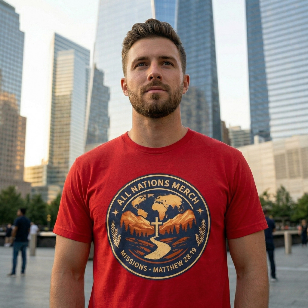 All Nations Merch Badge World T-Shirt