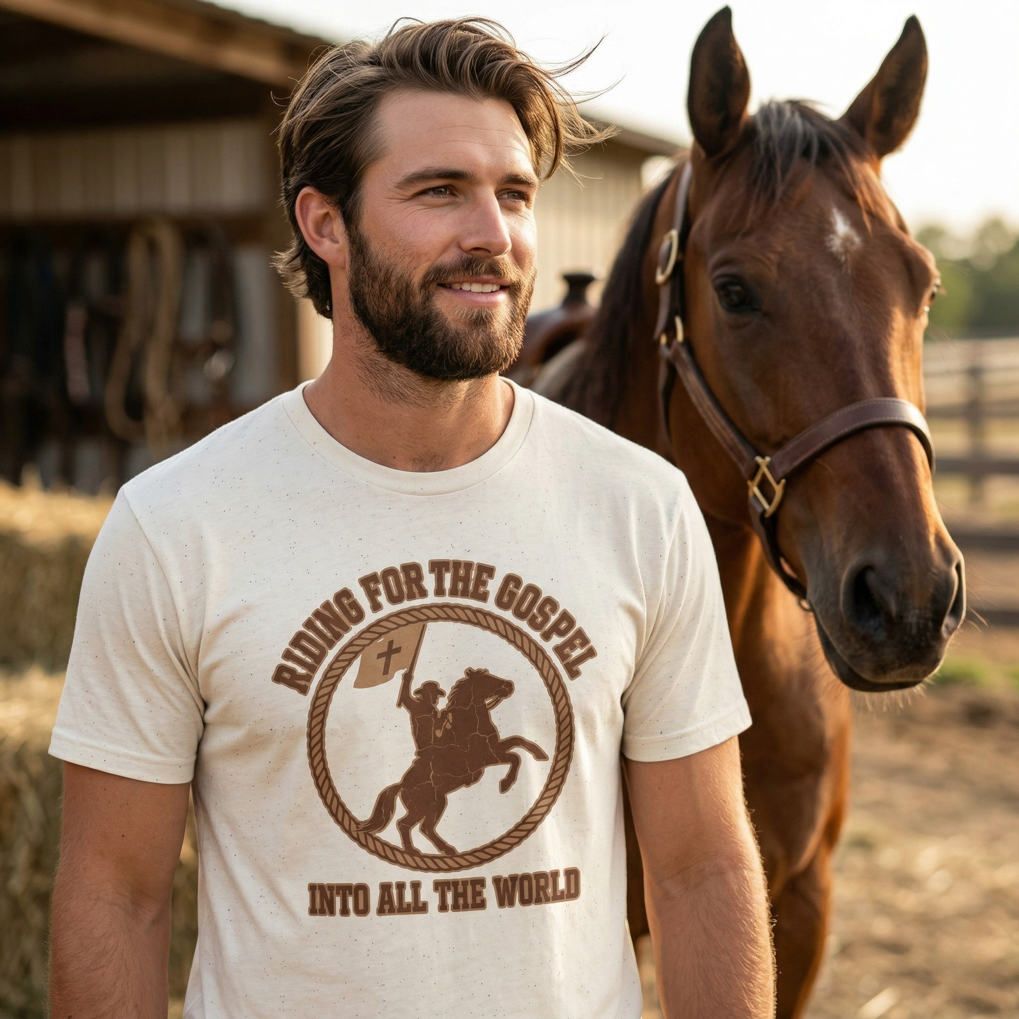 Riding for the Gospel Men's T-Shirt