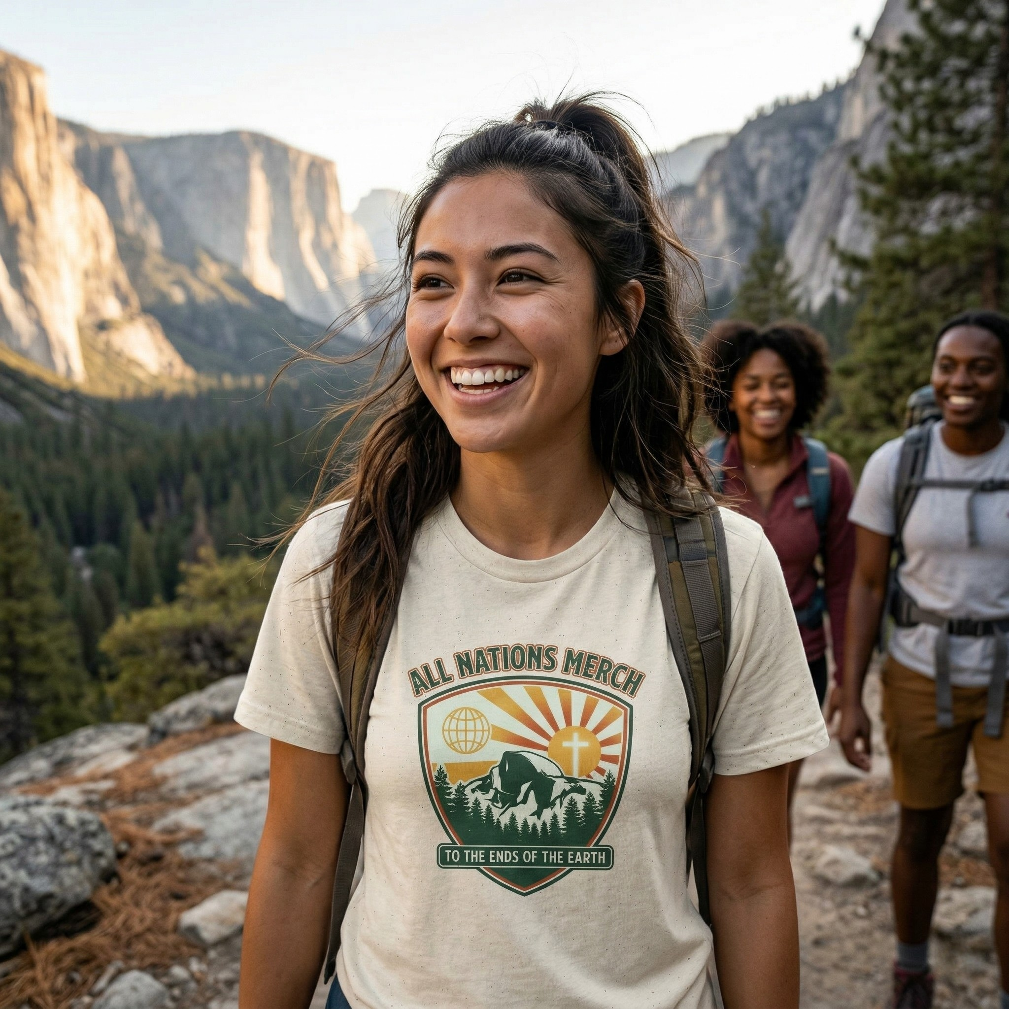 All Nations Merch Badge Yosemite V2 T-Shirt