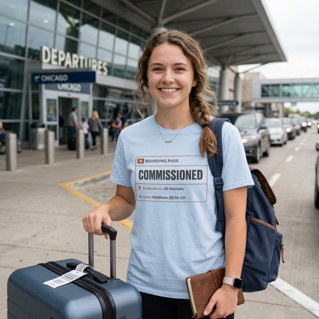 Commissioned Boarding Pass T-Shirt